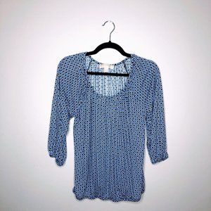 💍 Michael Kors Top 3/4 Length Sleeve Size Medium